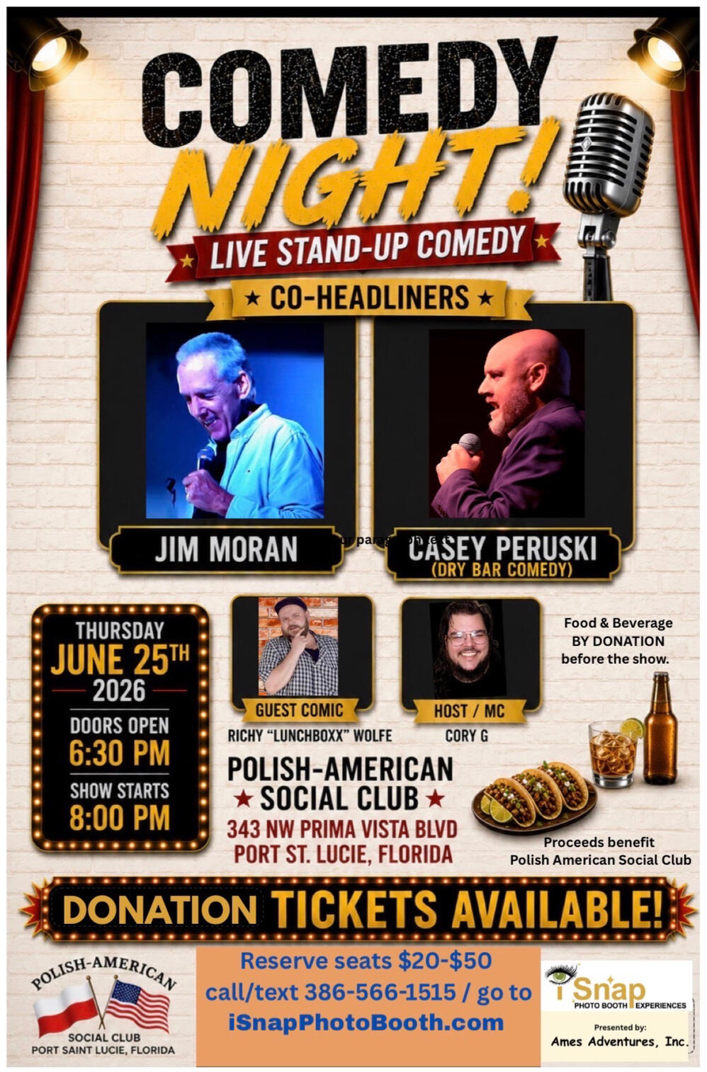Polish American Club Comedy Show